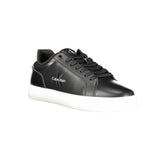 Calvin Klein Black Leather Men Sneaker